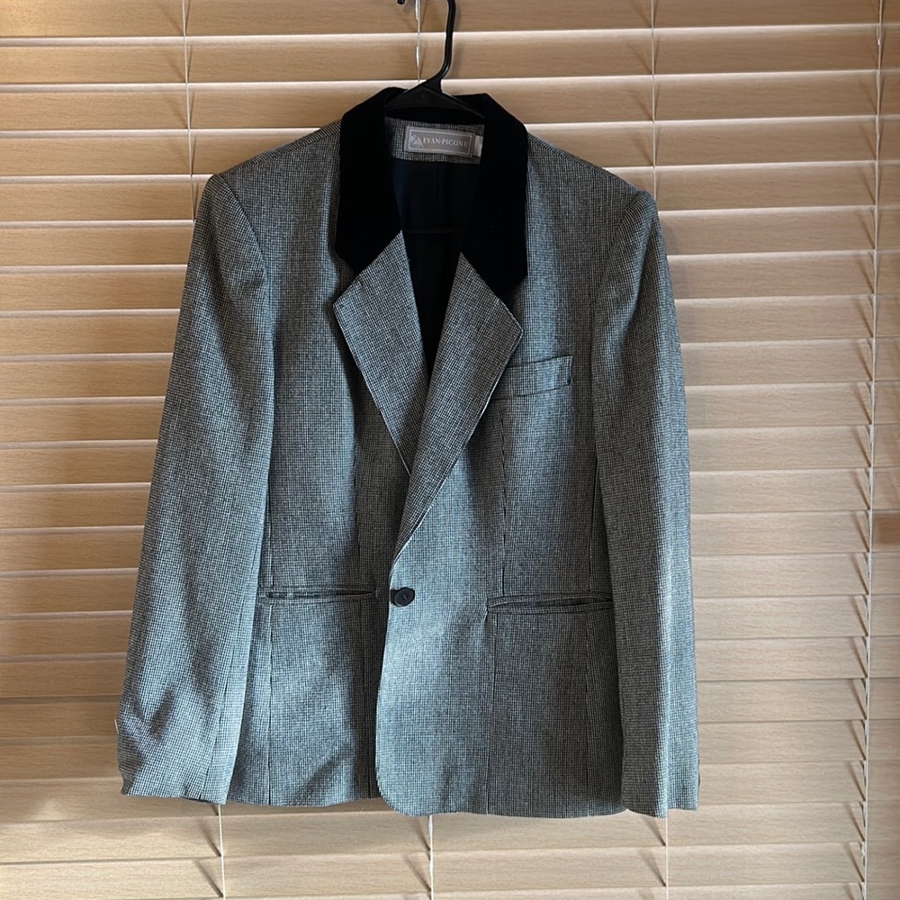 Gingham blazer